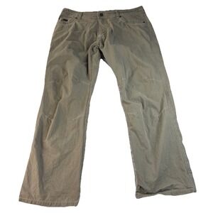 KUHL Pants Mens 38x32 Revolvr Tan Patina Outdoor Camp Hike Fish Trekk Trail